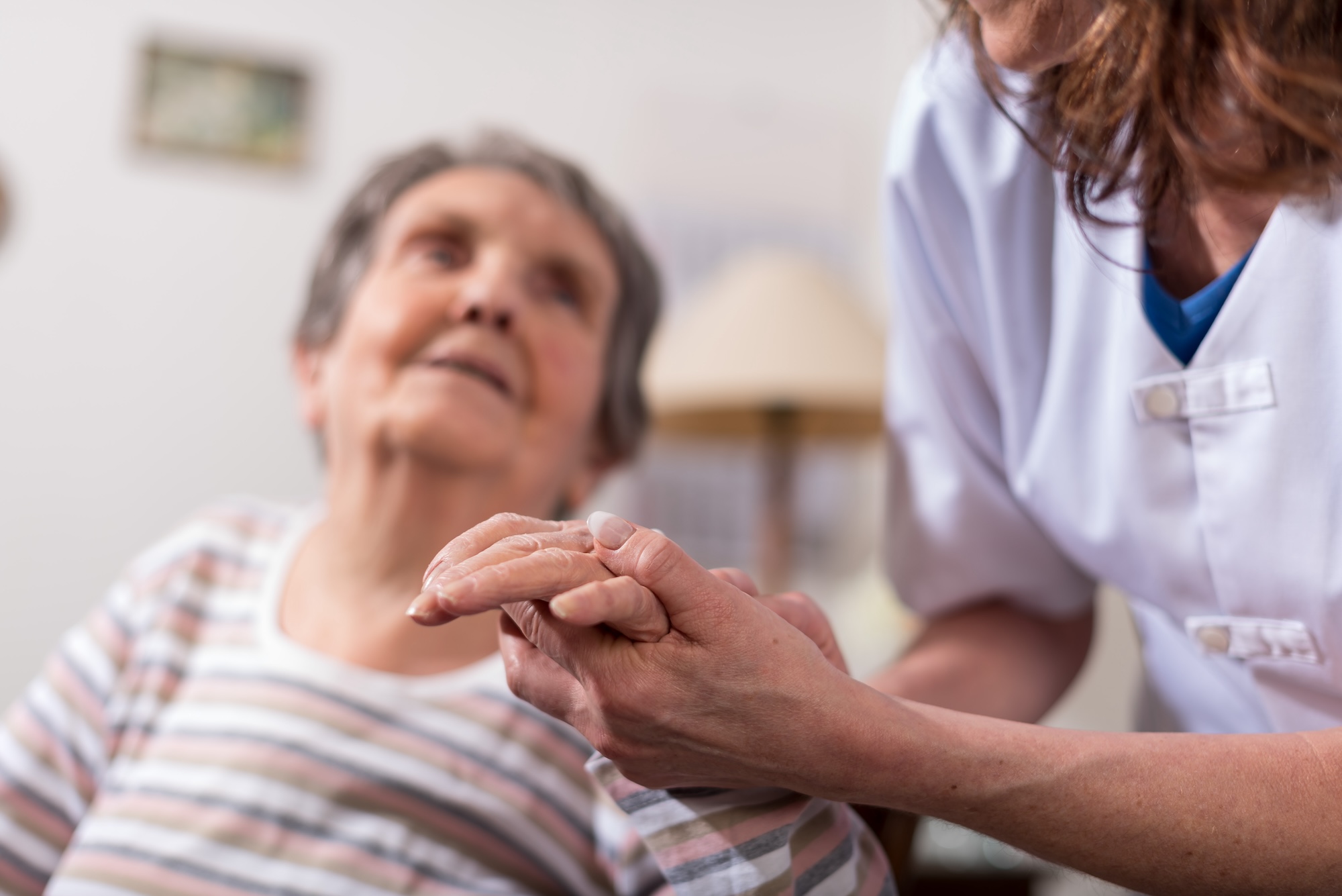 Caregiver providing compassionate companion care